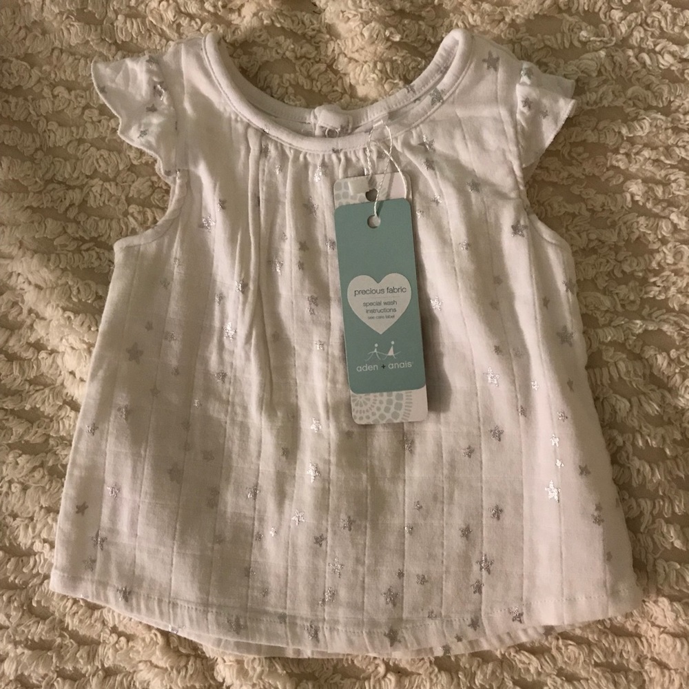 Aden and Anais Baby Shirt 6-9m